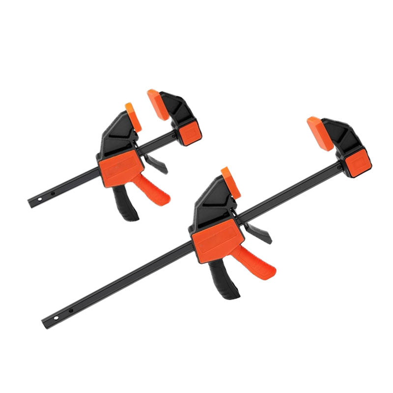 BowLift | 2-Pack Bar Clamps for Woodworking Clamps Sets Quick-Change F Clamp with 150 lbs Load Limit