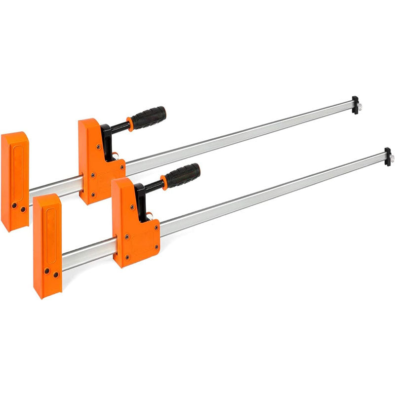 BowLift | 2-Pack 48 inch or 30 inch Bar Clamp Set Parallel Clamp Set Even Pressure High-strength Plastic and Carbon Steel