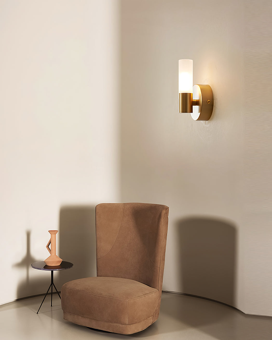 BowLift | CylindraGlow – Chic Cylindrical Wall Lamp for Timeless Ambience