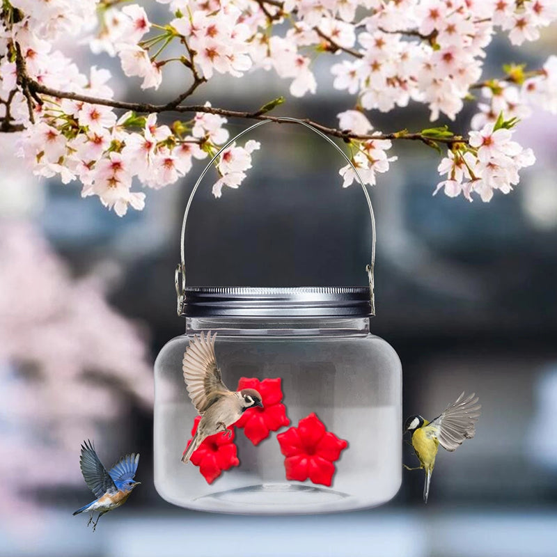 BowLift | Beautiful Mason Jar Hummingbird Feeder