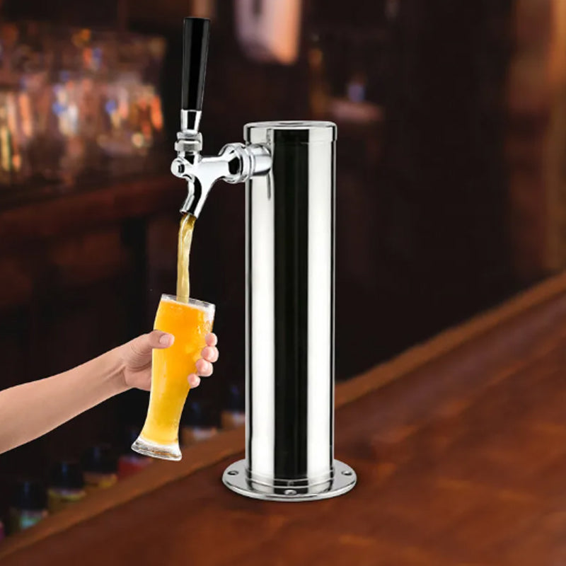 BowLift | Metal Craft Beer Stainless Steel Single Head Tower Faucet Beer Barrel Faucet Beer Bar Home