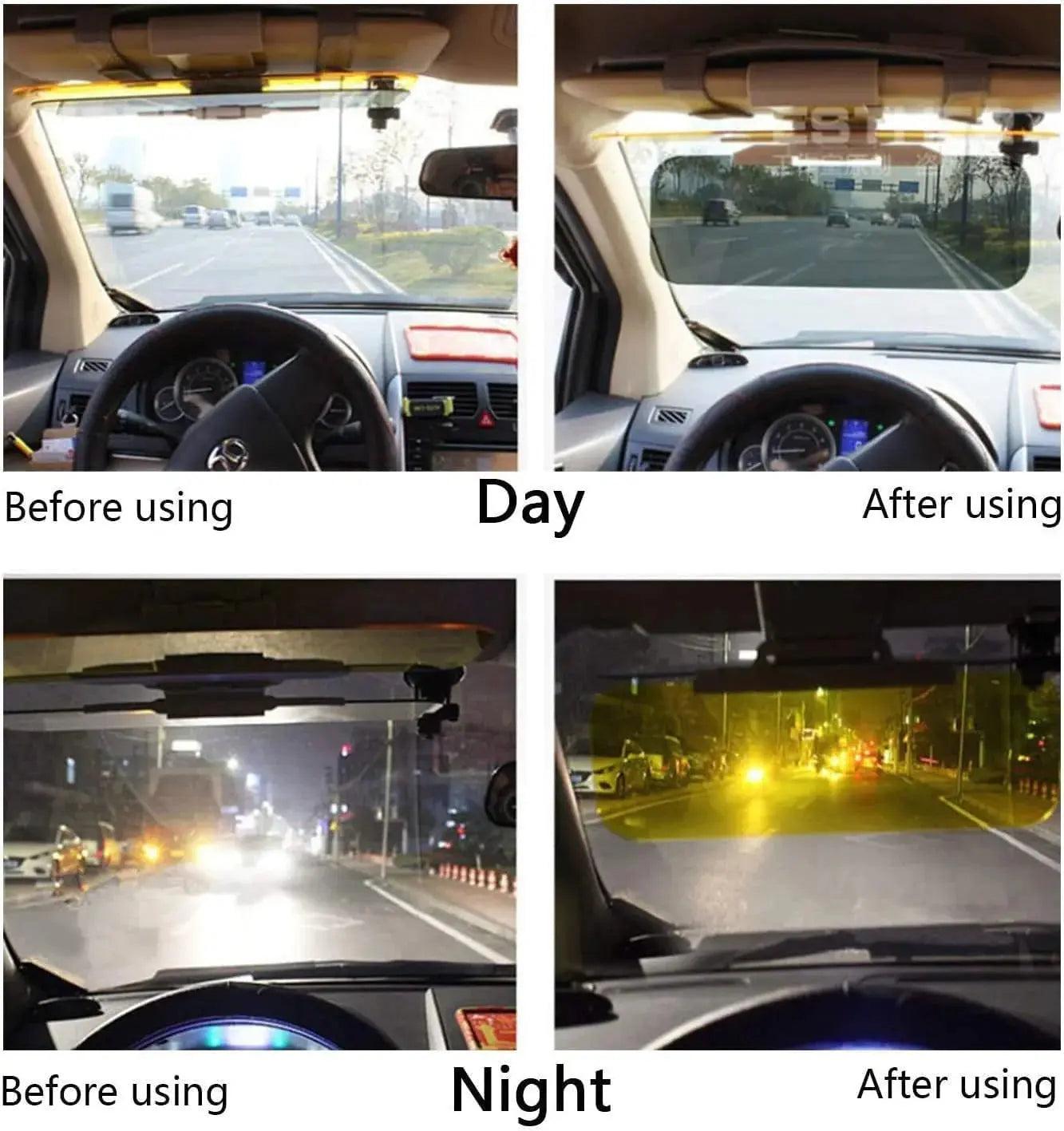 BowLift | Glare Light Blocker – Glare PRedection with Day and Night Filter for Clear Vision