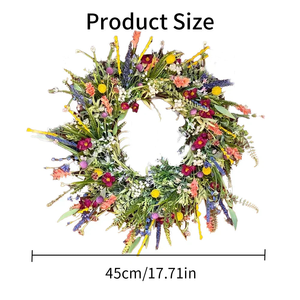BowLift | Bloomora – Handcrafted Lifelike Door Wreath with Seasonal Floral Arrangement