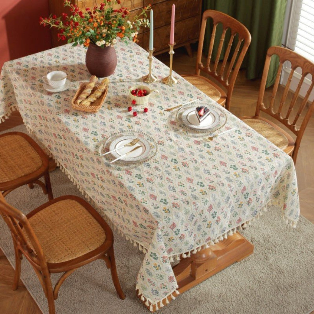 BowLift | Blossom Spring Tassel Table Cloth