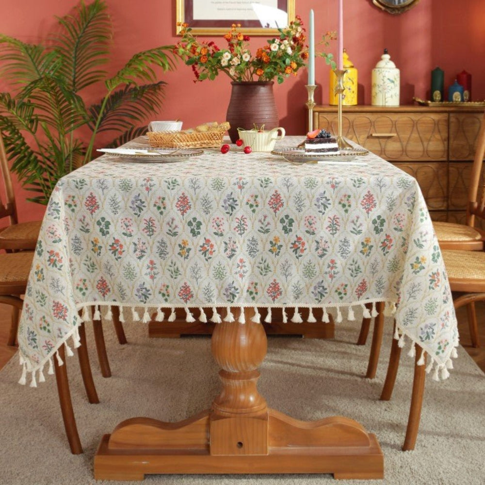 BowLift | Blossom Spring Tassel Table Cloth