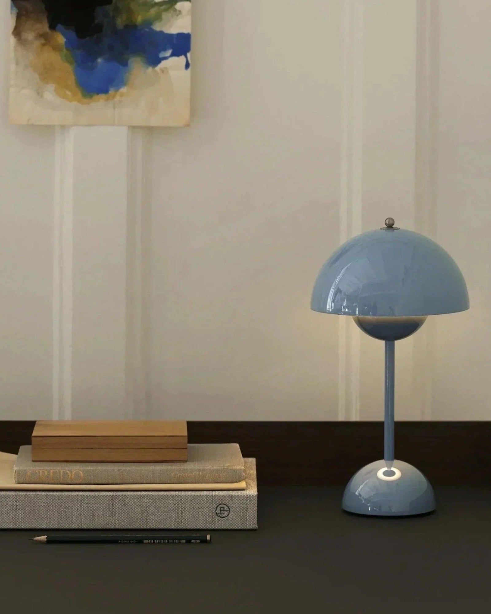 BowLift | NordLight – LED Table Lamp Scandinavian Design, dimmable and sustainable in metal