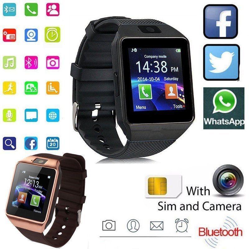 BowLift | Bluetooth Smart Watch DZ09 Android Phone TF Sim Card Camera Men Women Sport Wristwatch For Iphone IOS PK Y1 A1 GT08 Smartwatch