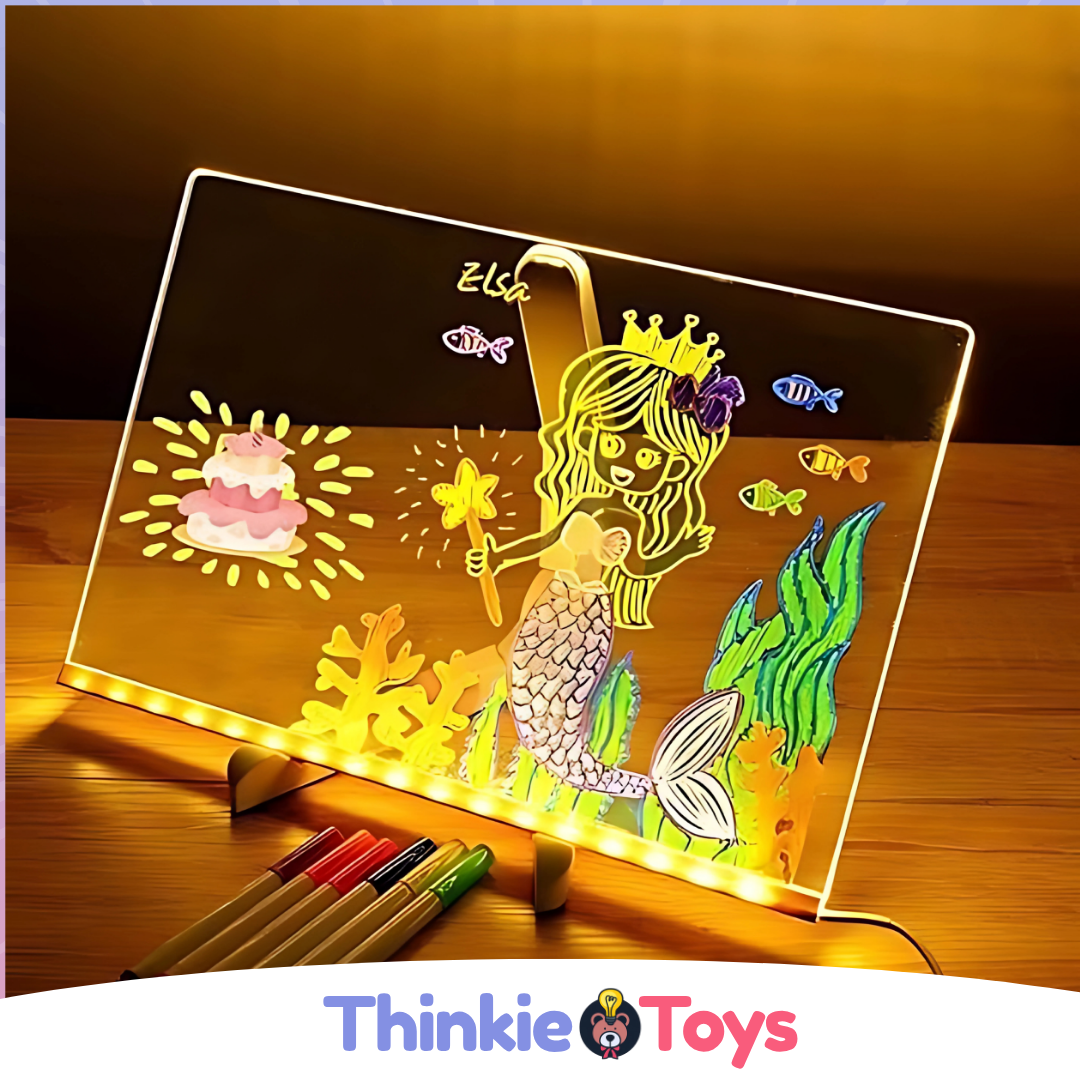 BowLift | IllumiWrite LED Sign Board – Reusable Light Board for Creative Minds