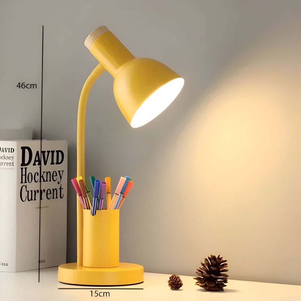 BowLift | LED Table Lamp with Pen Holder for Organization & Style
