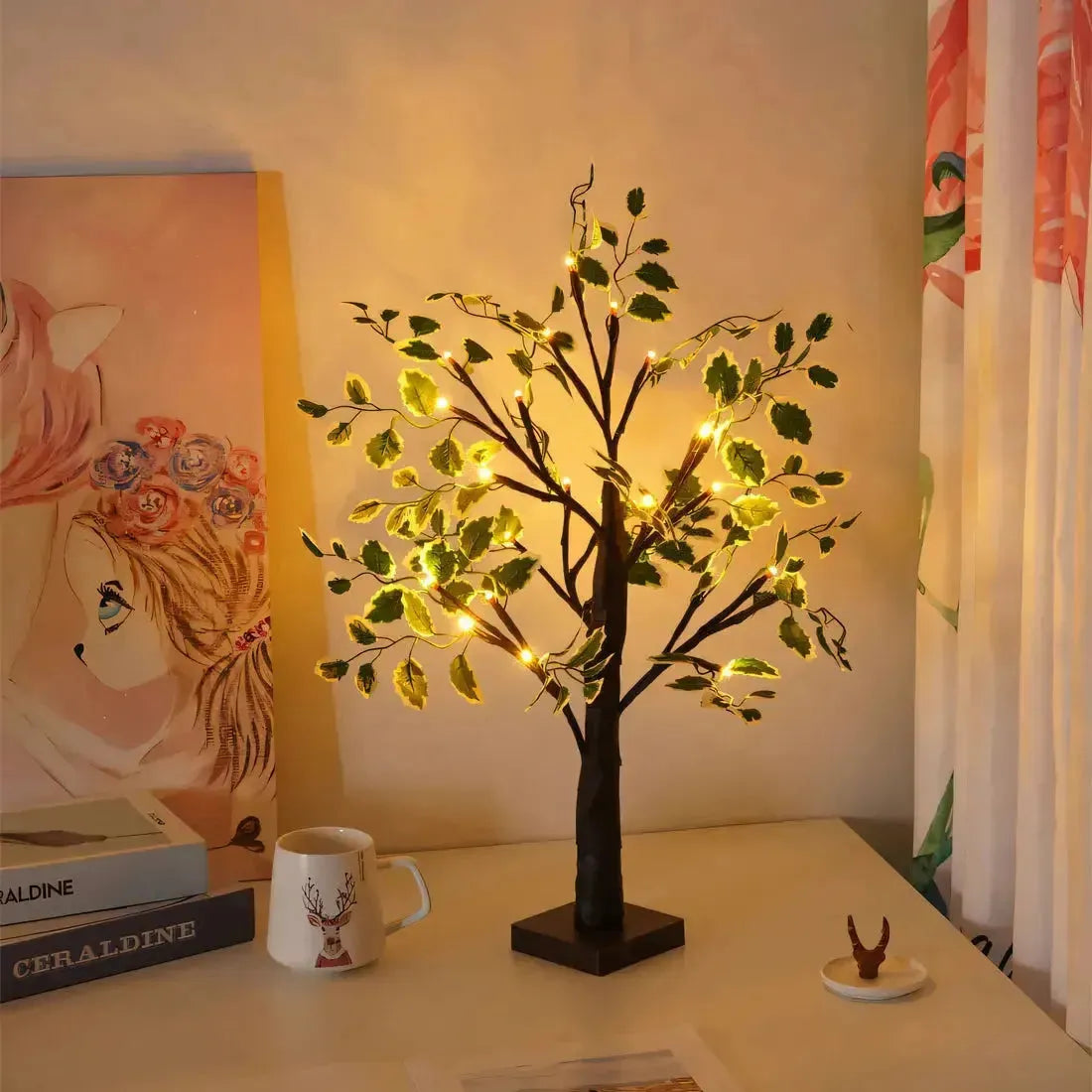 BowLift | BrightTree LED Lamp – Illuminated Tree Light for Home Décor and Ambient Lighting