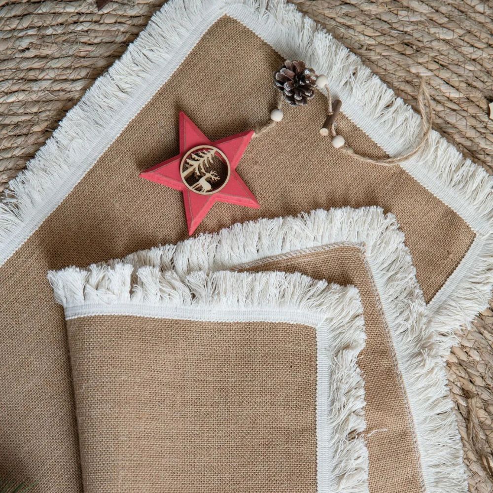 BowLift | Burlap Charm Boho Table Runner