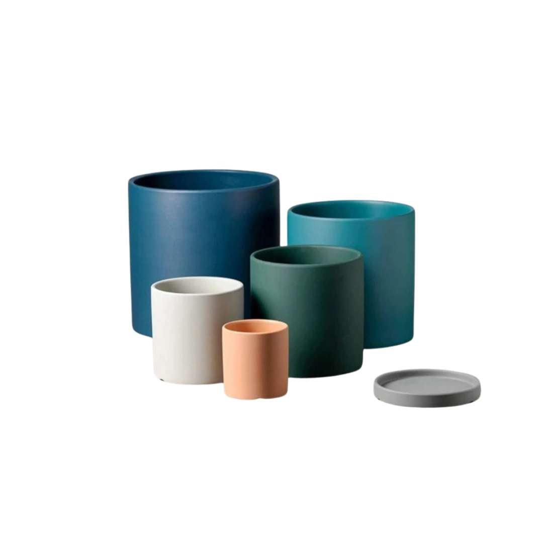 BowLift | Elegant flowerpot made of ceramic with saucer