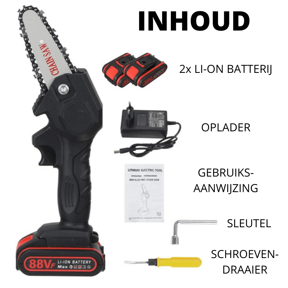 BowLift | Electric Battery Chainsaw – Lightweight & Powerful for Garden Work