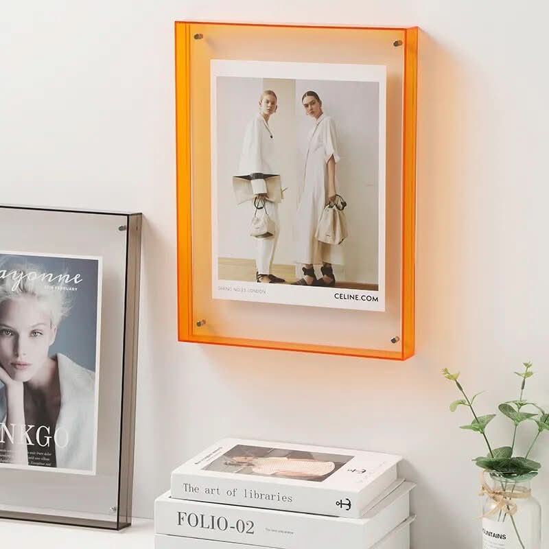 BowLift | Colorful Transparent Acrylic Photo Frame for Vivid Memories