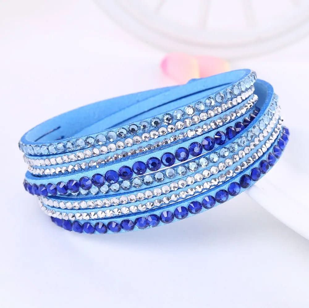 BowLift | Elegant Wrap Bracelet with Crystals for Women
