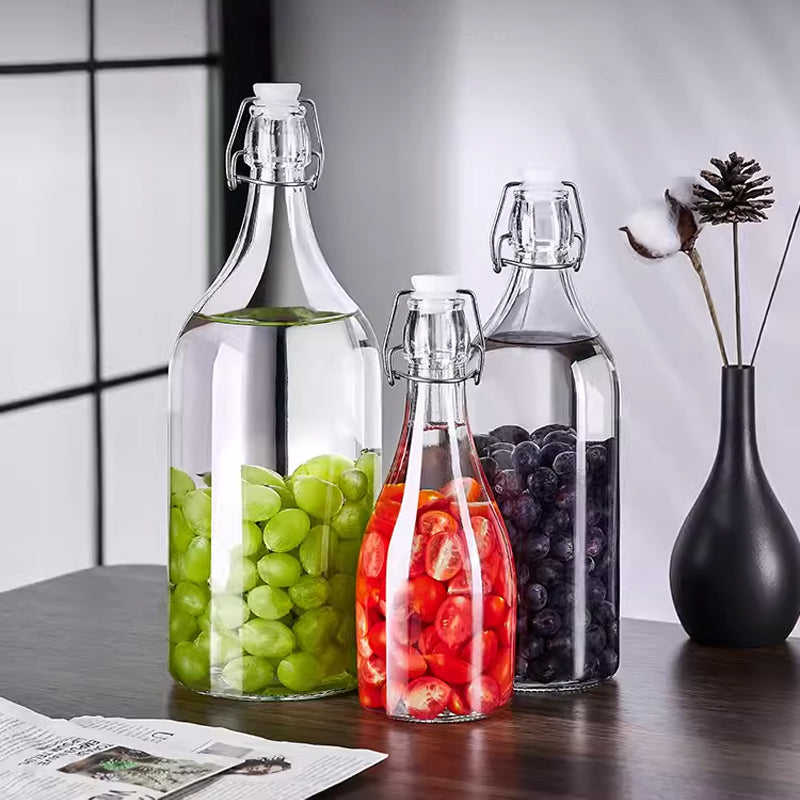 BowLift | Lock Fruit Wine Glass Bottle, Buckle Juice Drink Bottle, Sealed Can, High-End Lidded Grape Red And White Wine Bottle