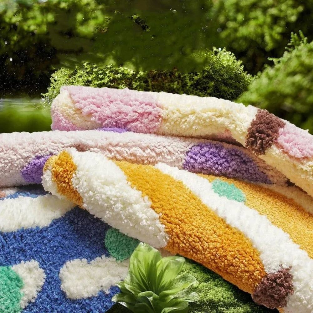 BowLift | Candy Color Clash Bath Mat