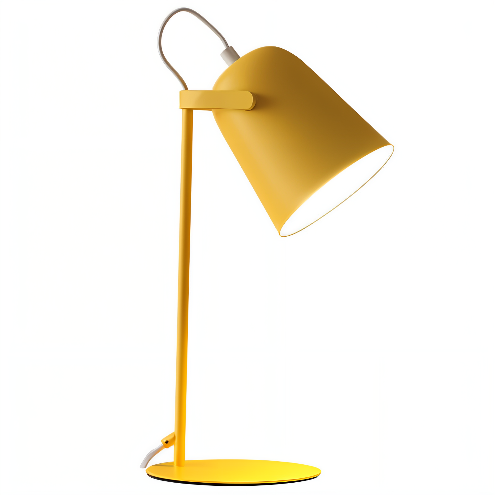 BowLift | Macaron Desk Lamp – Nordic Yellow Adjustable Table Lamp for Reading & Study