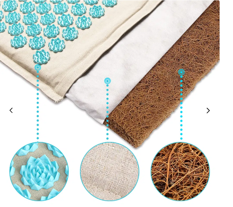 BowLift | Acupressure mat with Pillow and 5500 Pressure Points – The Florapress Relaxation Set