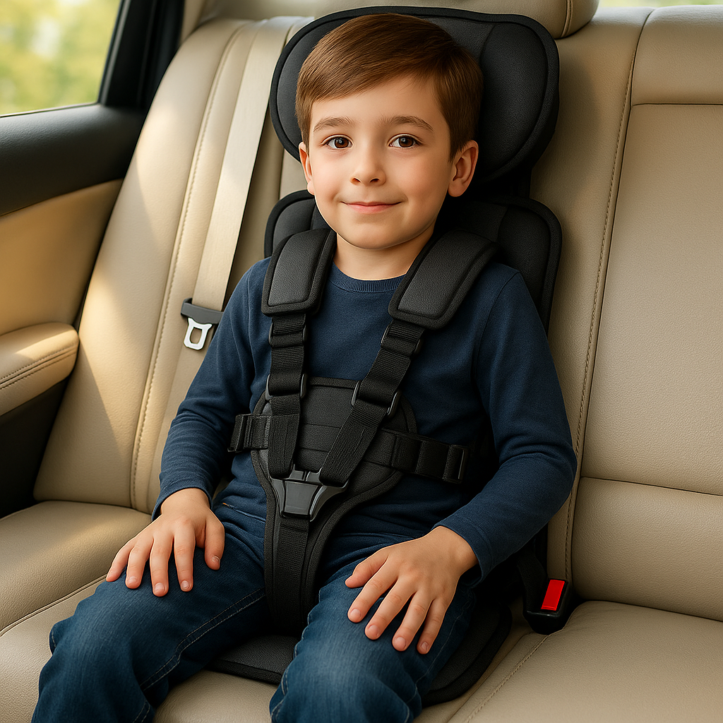 BowLift | Travel Car Seat Portable Toddler Booster Safety Best Compact Harness Foldable