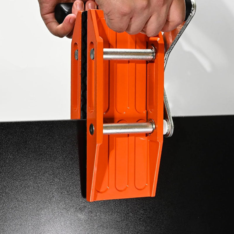 BowLift | 2 PCS Stone Carrying Clamps Double Handed Granite Carrying Clamps 2.36 inch (60mm) Rubbler-lined 660lbs Lifting Tools Panel Carriers