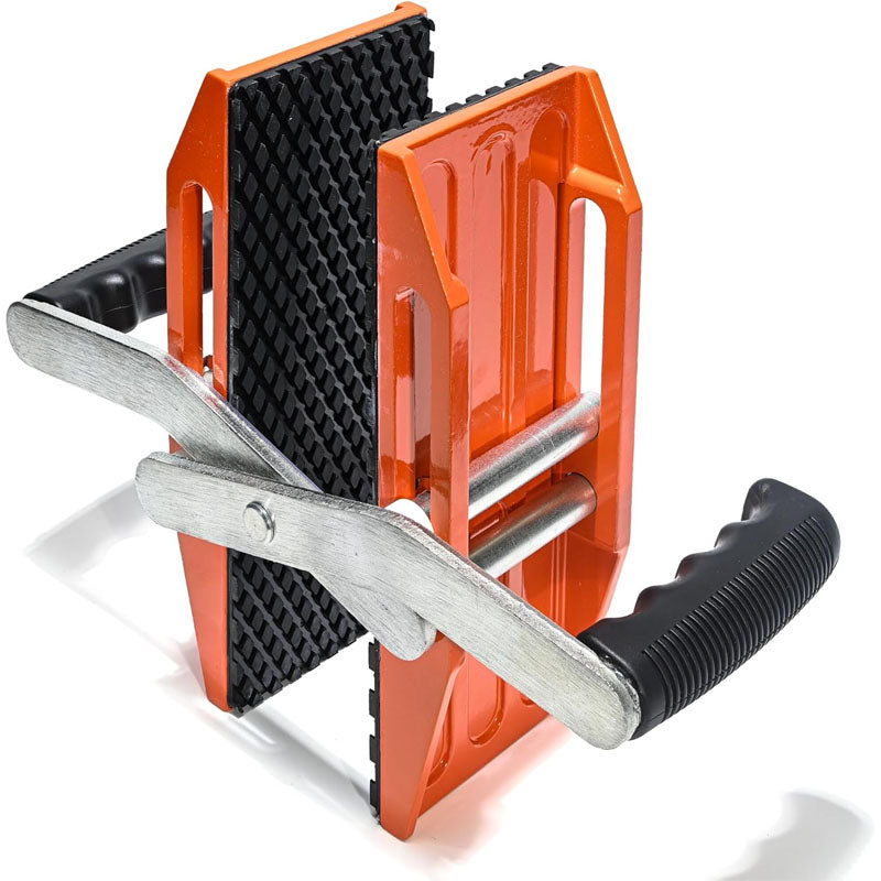 BowLift | 2 PCS Stone Carrying Clamps Double Handed Granite Carrying Clamps 2.36 inch (60mm) Rubbler-lined 660lbs Lifting Tools Panel Carriers