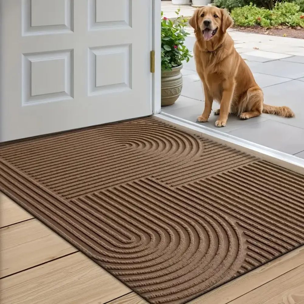 BowLift | Curved Thread Line Door Mat