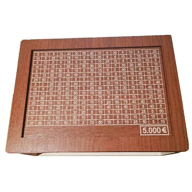 BowLift | CashBox Cash box made of wood – With marking for each inserted banknote