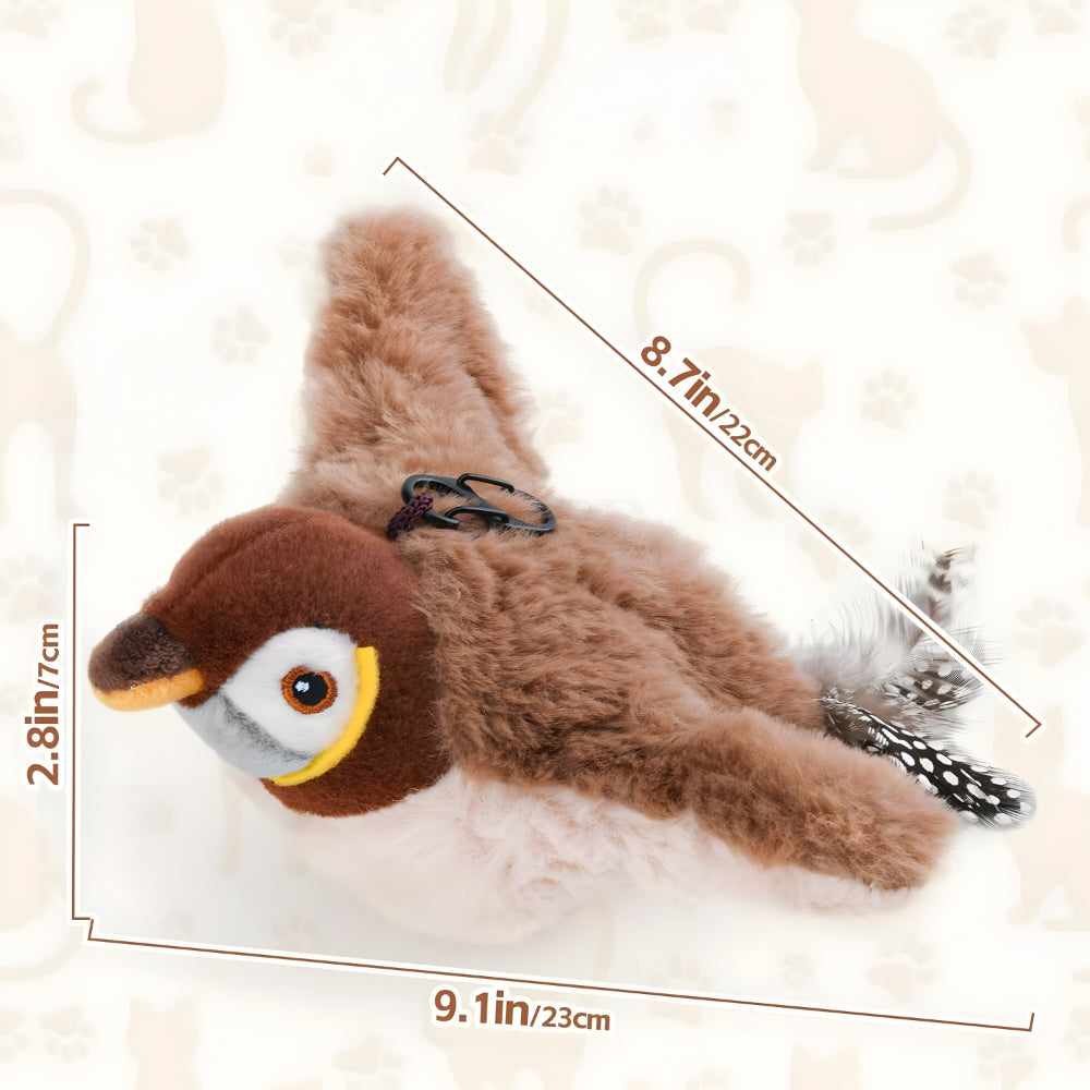 BowLift | Cat Toy Plush Bird Chirping Sound