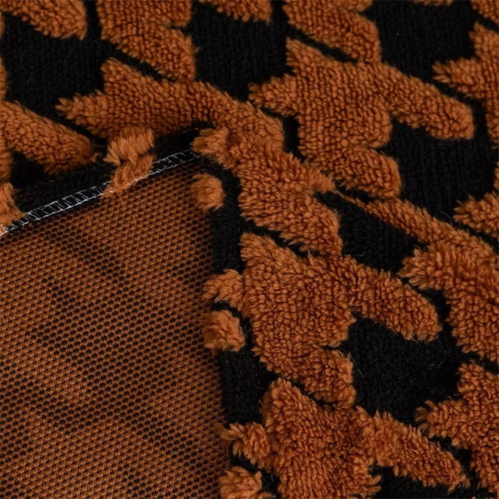 BowLift | Cavalli Houndstooth Plush Sofa Cover