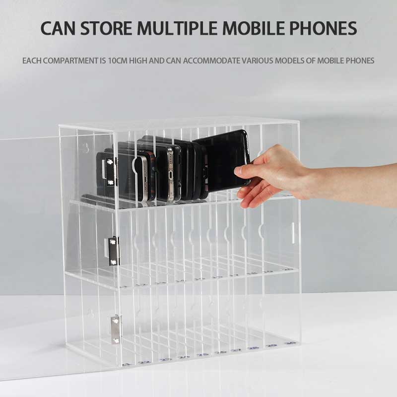 BowLift | Mobile Phone Storage Cabinet Transparent, Factory Employee Storage Cabinet Storage Box, Storage Box