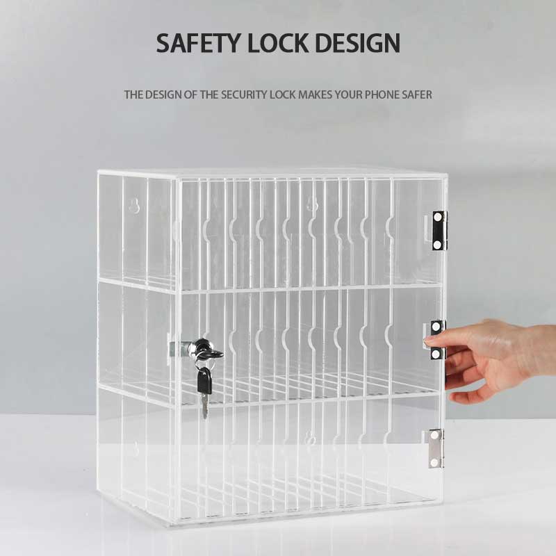 BowLift | Mobile Phone Storage Cabinet Transparent, Factory Employee Storage Cabinet Storage Box, Storage Box