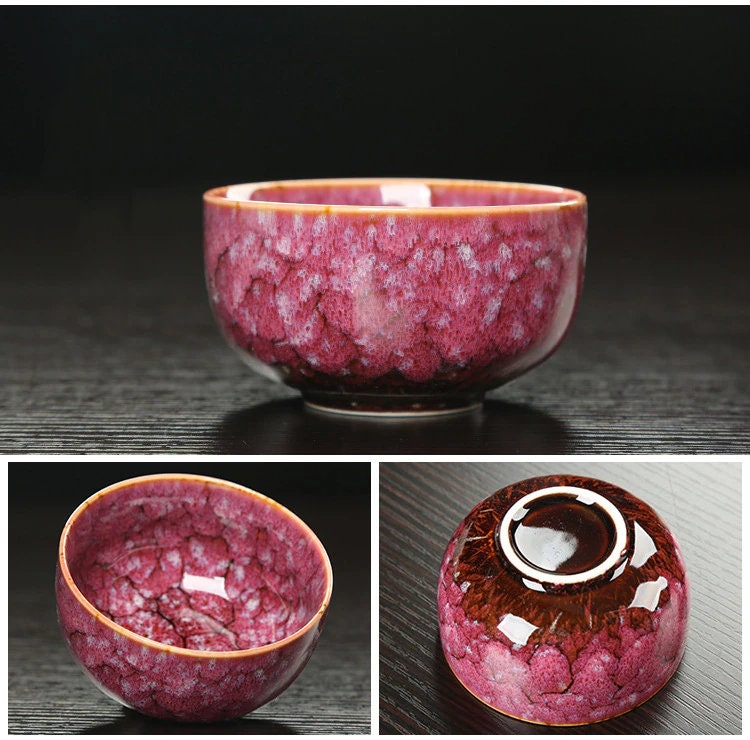 BowLift | Ceramic Gaiwan Set kuai ke Tea Set Camping Kung Fu Tea Set 1 Teapot 1 Cup Travel Teapot Coffee Cup Water Mug Office Kettle Drinking Utensils