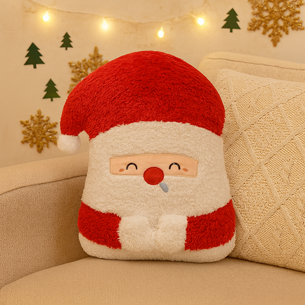 BowLift | Everjoy Plush Christmas Cushion – Festive Cuddle and Decorative Piece for Cozy Rooms