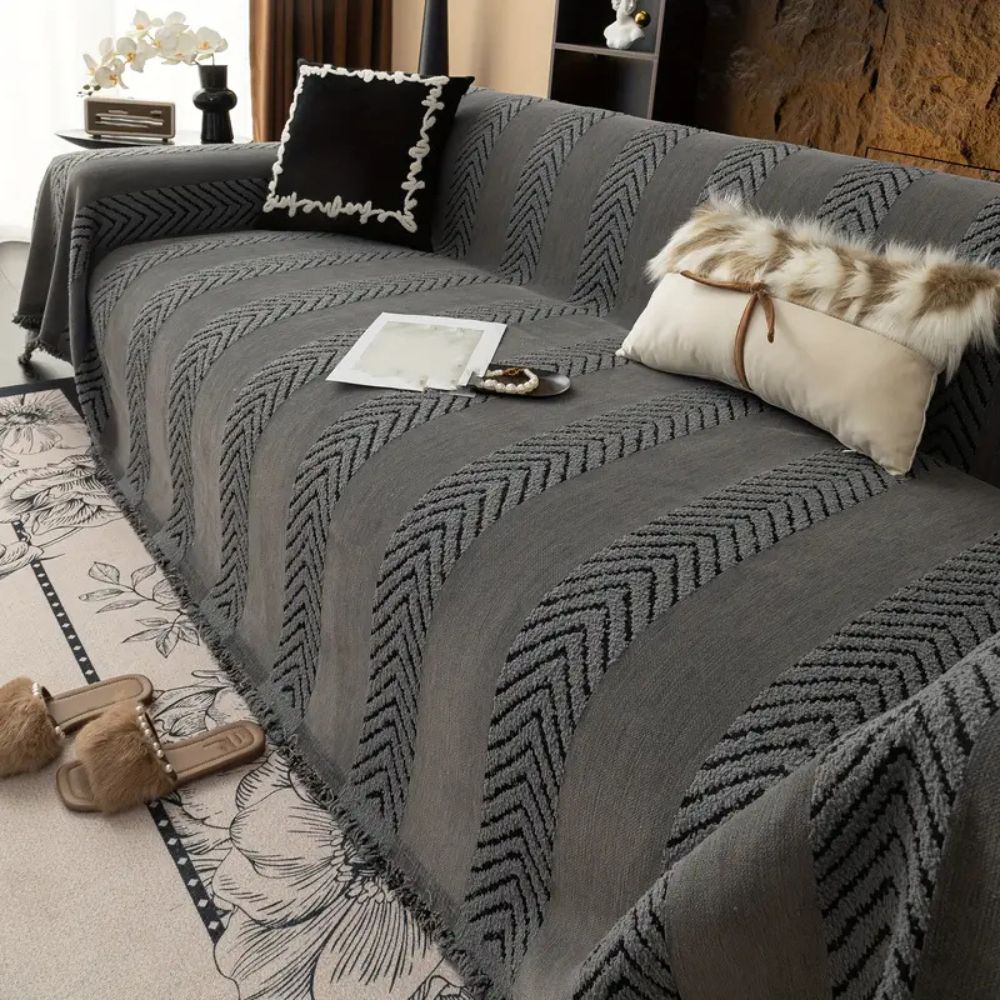 BowLift | Chevron Echo Line Sofa Cover