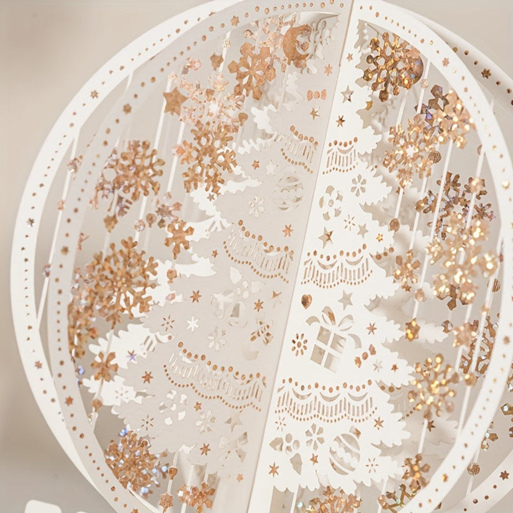 BowLift | Christmas Cards 3D Pop Up Laser Cut Tree Ornament Display