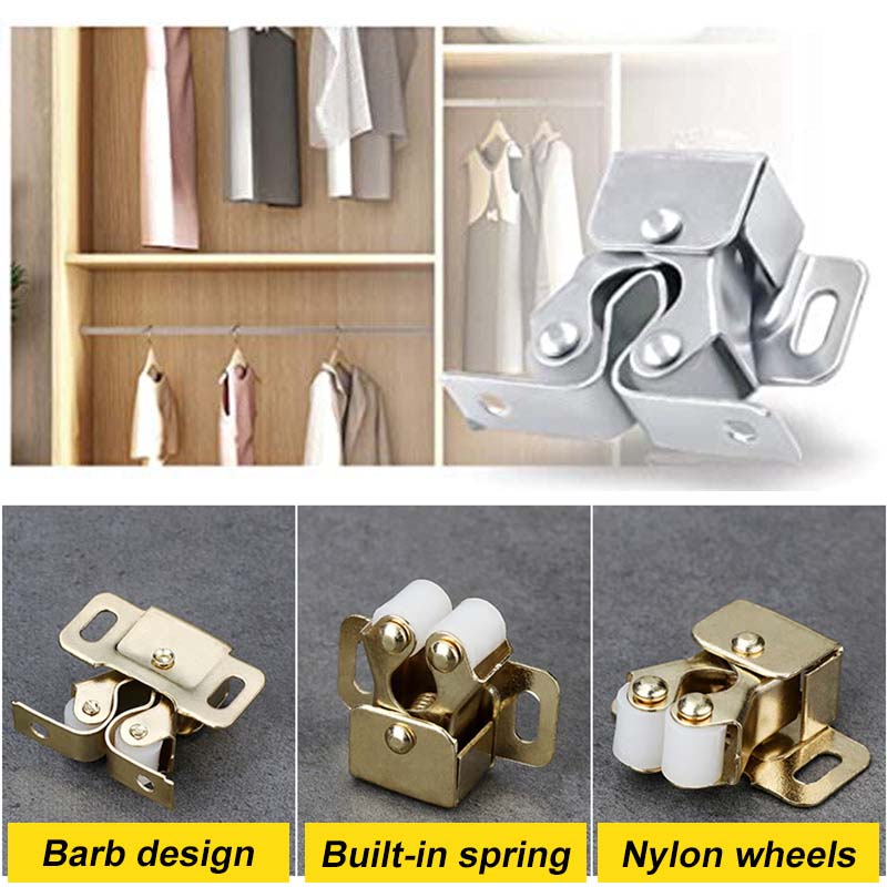 BowLift | Classic Cabinet Door Stainless Steel Snap Locks