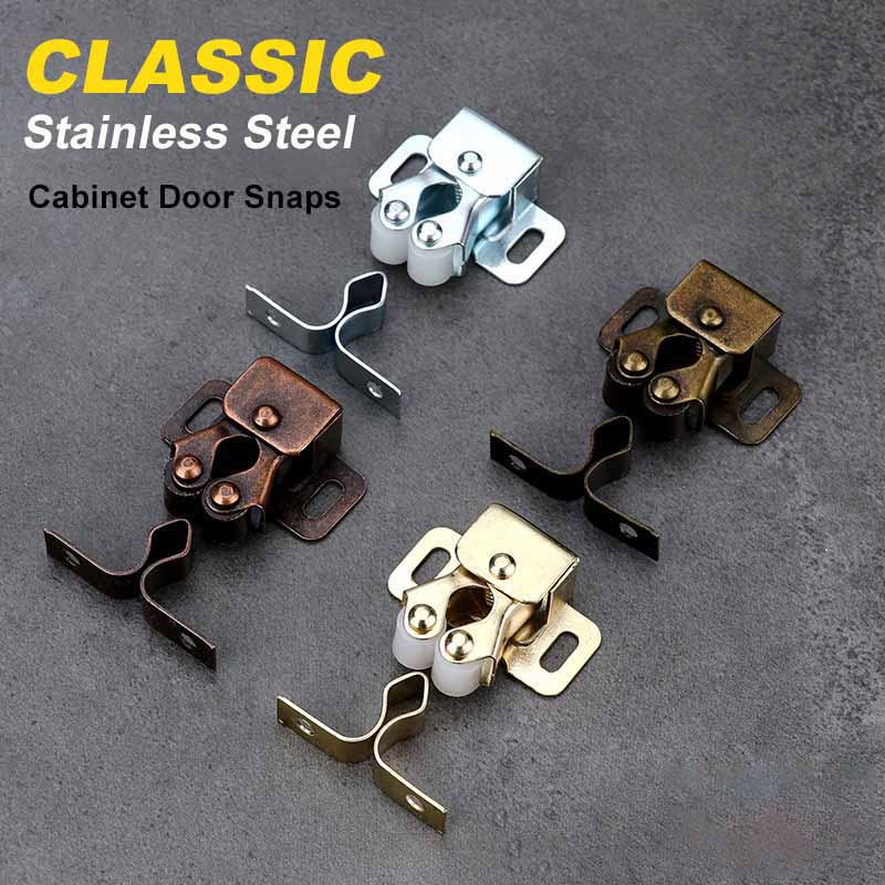BowLift | Classic Cabinet Door Stainless Steel Snap Locks