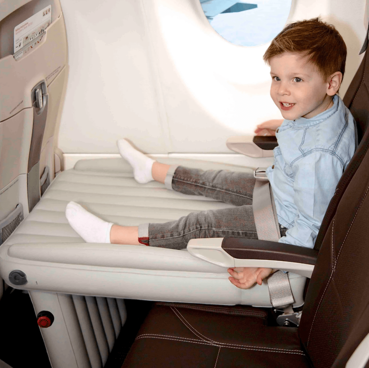 BowLift | Inflatable Airplane Seat Bed for Toddlers for Comfortable Travel