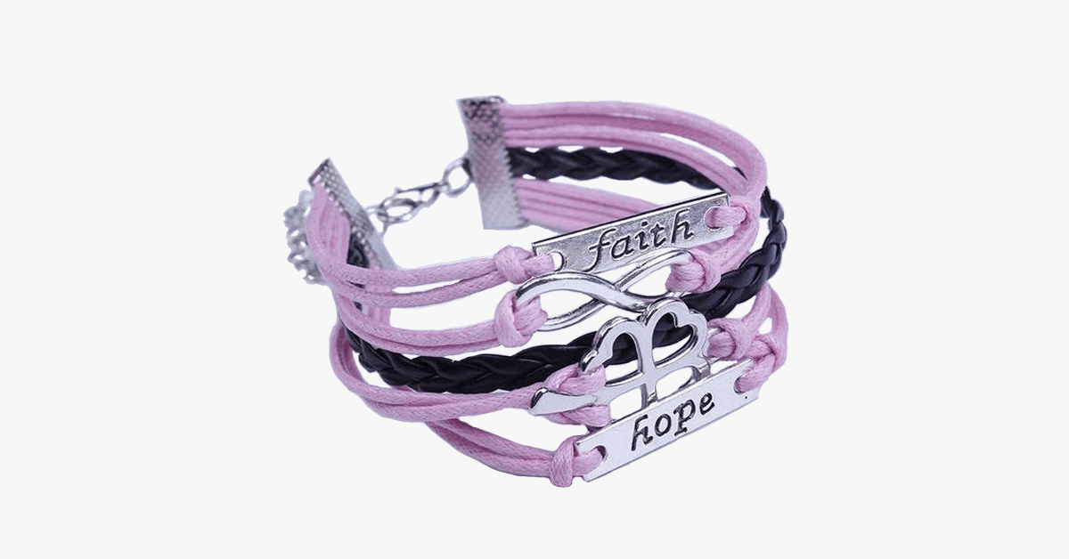 BowLift | Clover Faith Hope Infinity Bracelet
