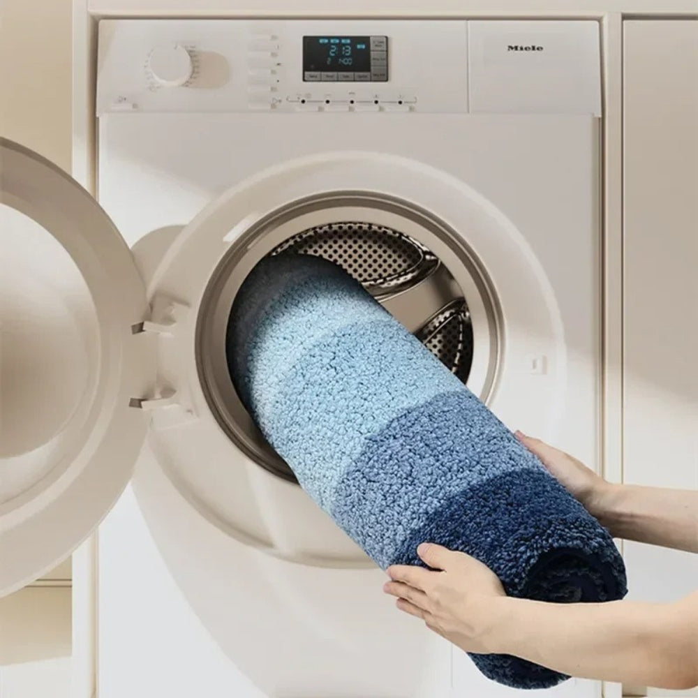 BowLift | Coastal Wave Pattern Non-Slip Bath Mat