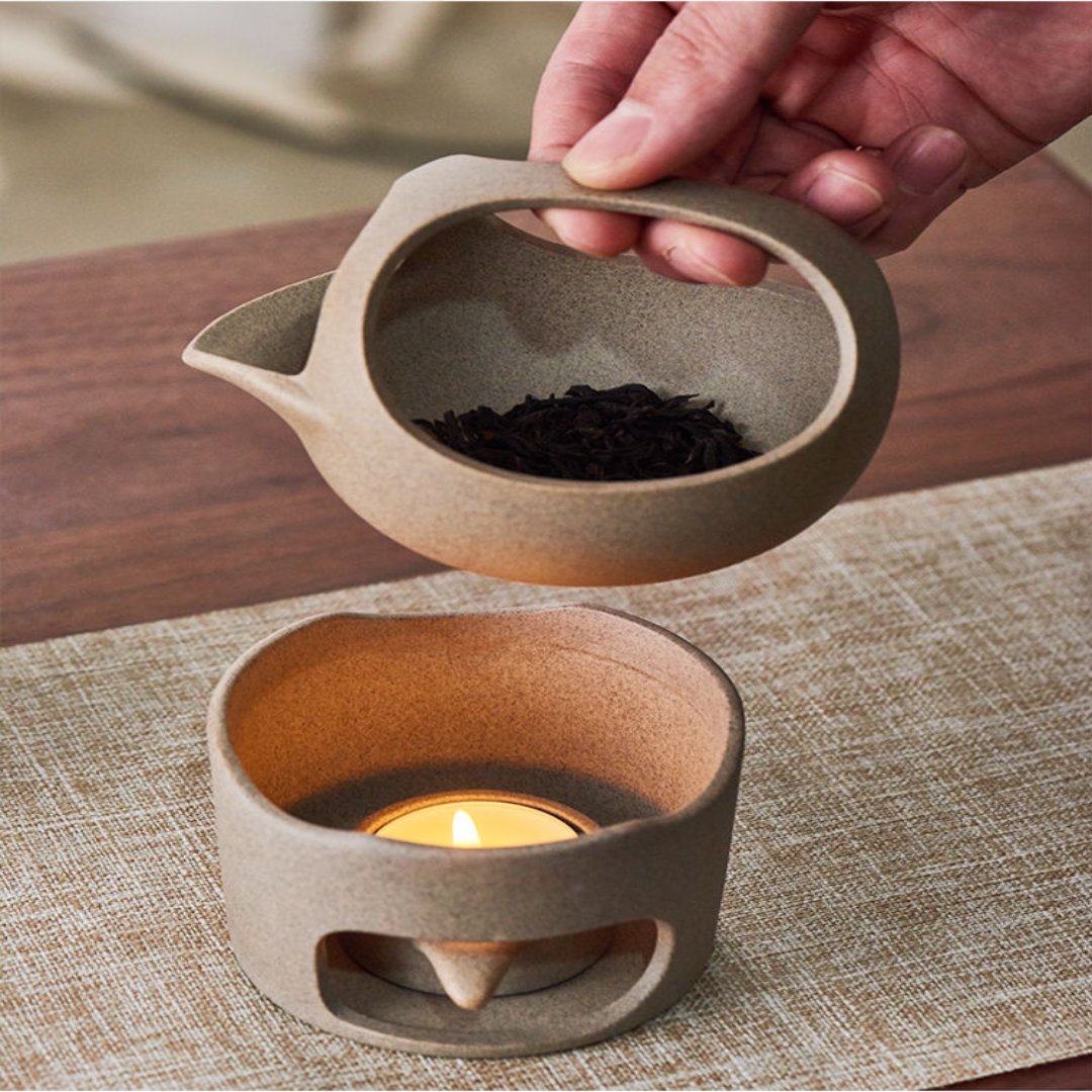 BowLift | Japanese Style Simple Candle Tea Warmer Pot