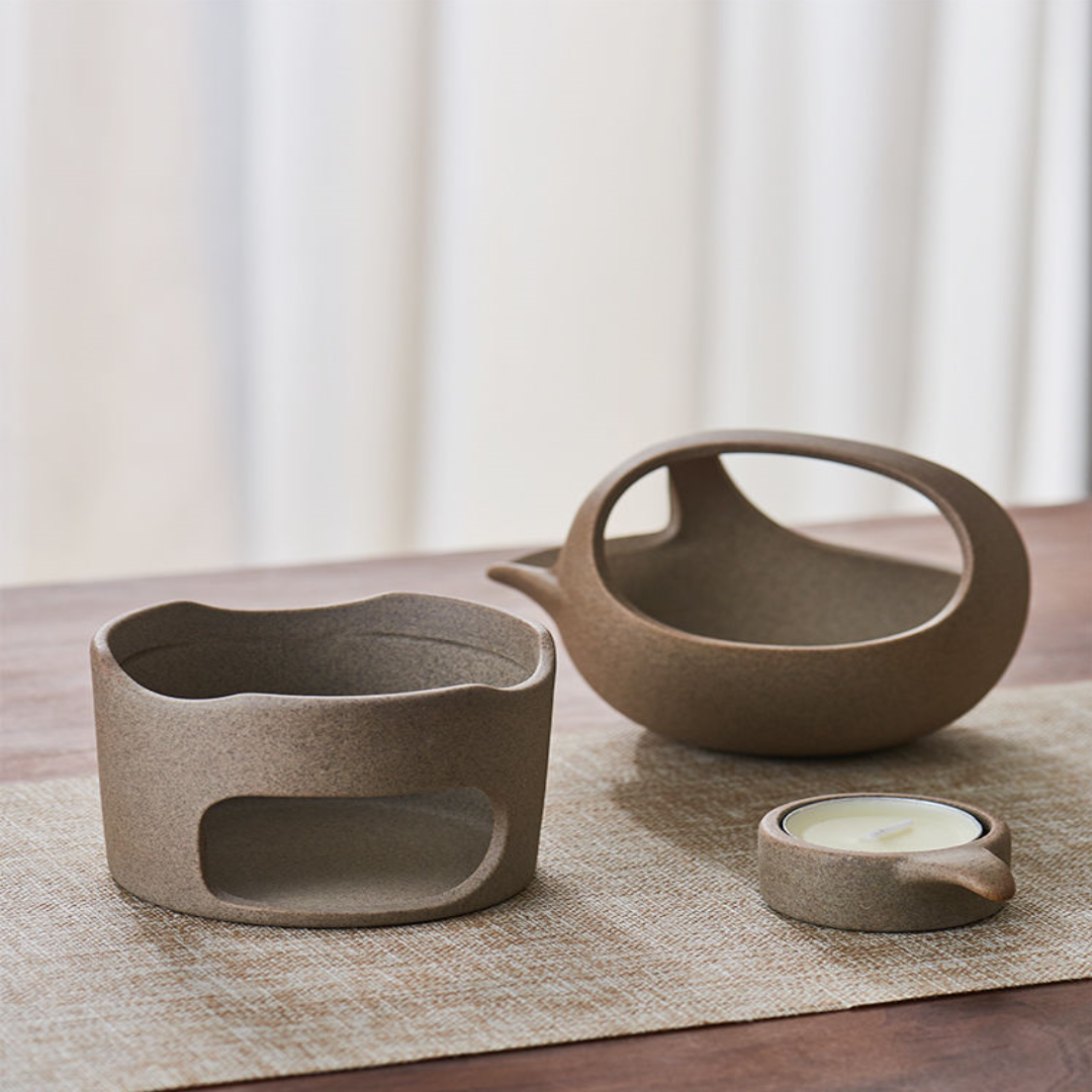 BowLift | Japanese Style Simple Candle Tea Warmer Pot