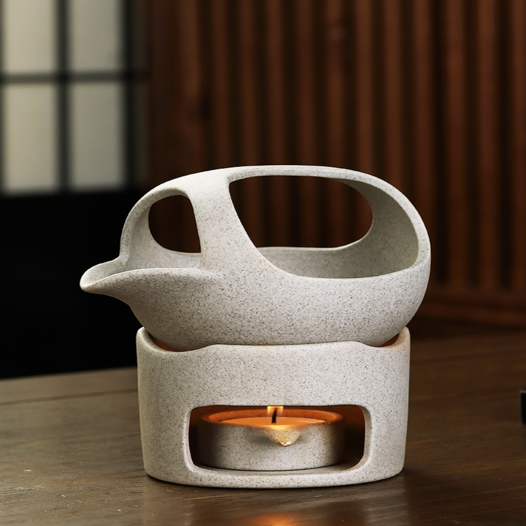 BowLift | Japanese Style Simple Candle Tea Warmer Pot
