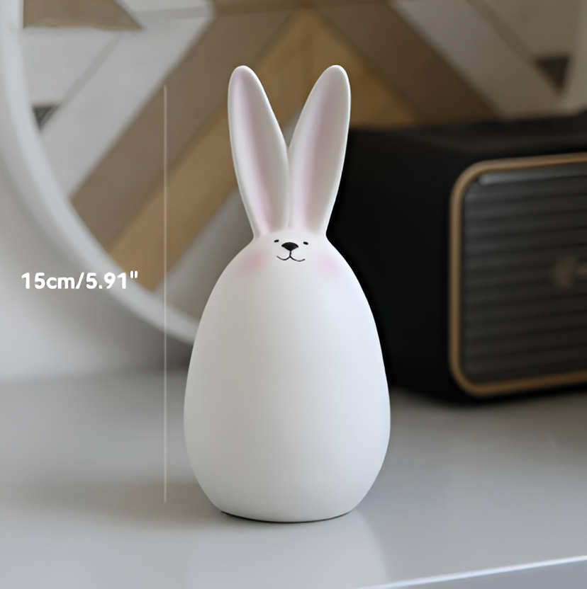 BowLift | ConeyBliss Minimalist Ceramic Bunny – Elegant White Easter Rabbit Figurine Decor