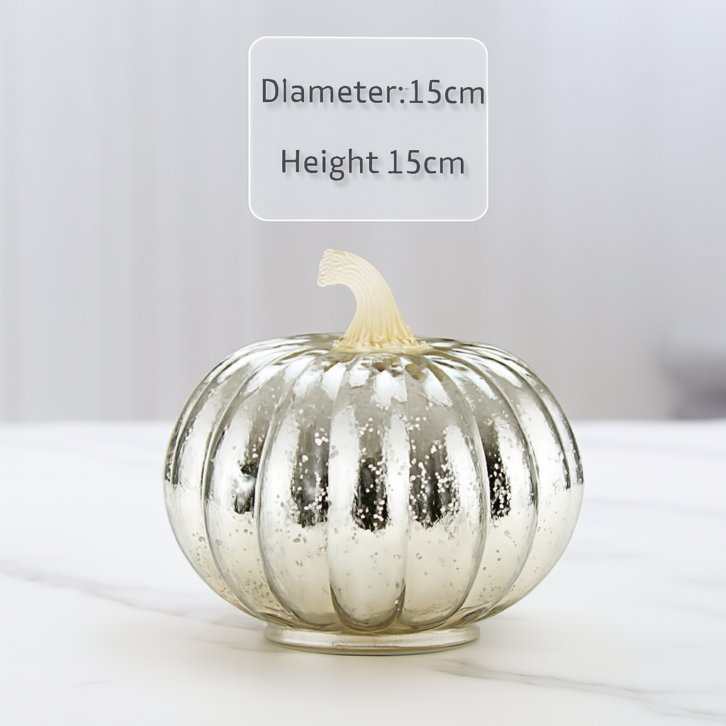 BowLift | Halloween Decorations Glass Pumpkin LED Lights Set