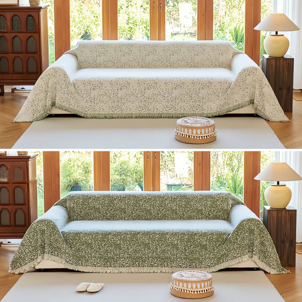 BowLift | Reversible Microfiber Sofa Cover, Non-Slip and Easy to Care for