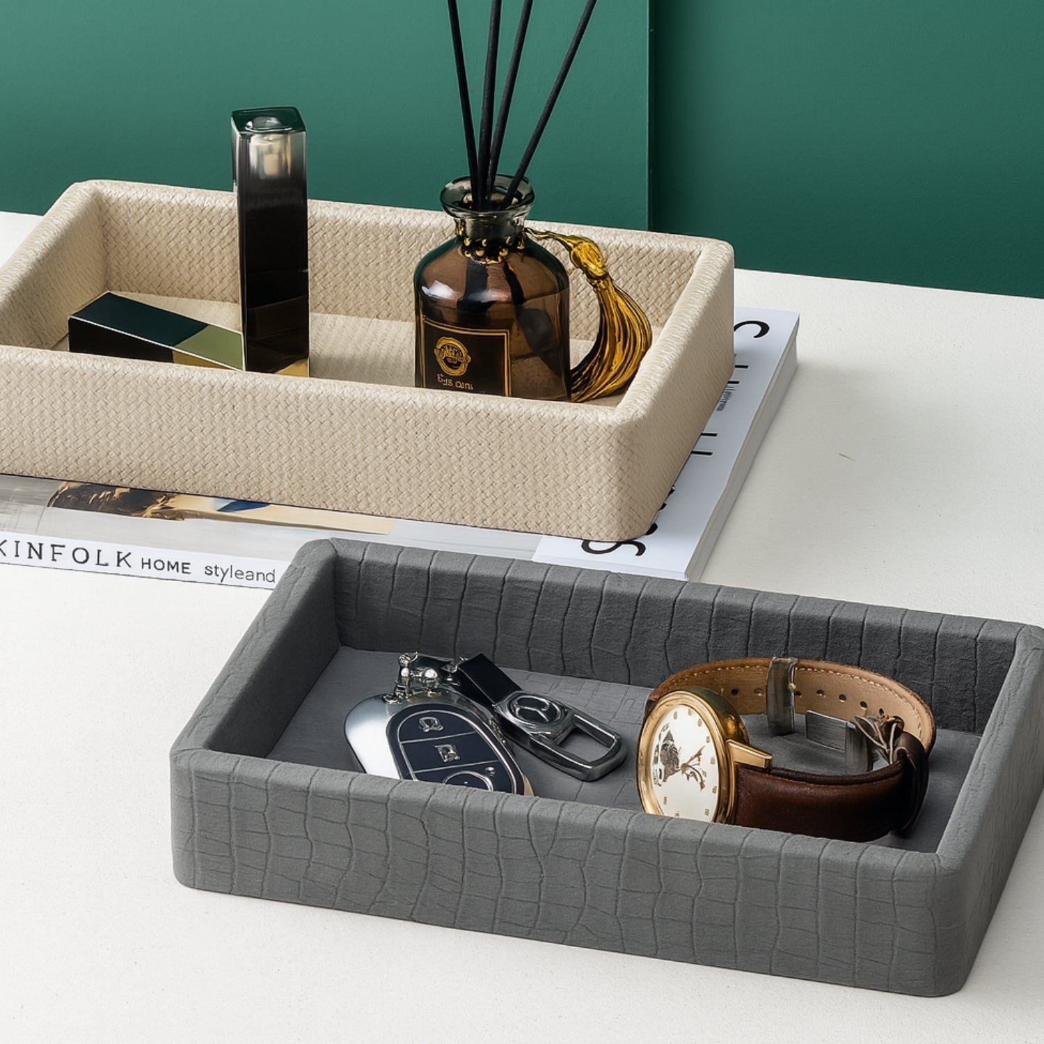 BowLift | Croc Luxe Organiser Tray Box