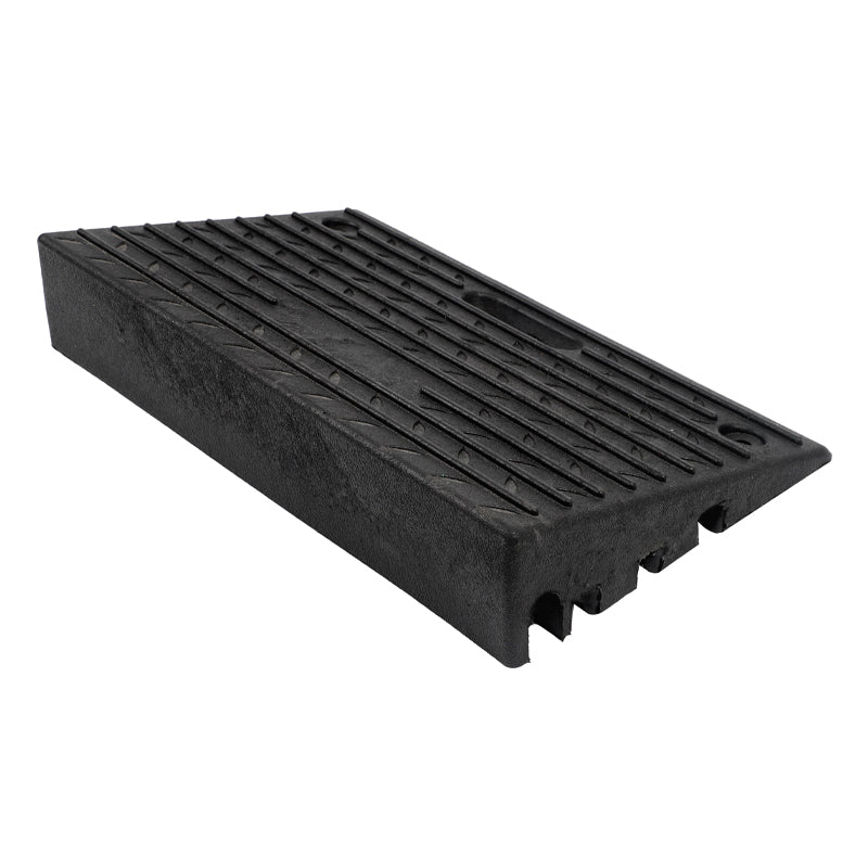 BowLift | 2 Packs Driveway Curb Ramps For Cars, 4" Rubber Curb Ramps For Driveway Sidewalks, Effective Wheelchair Ramp