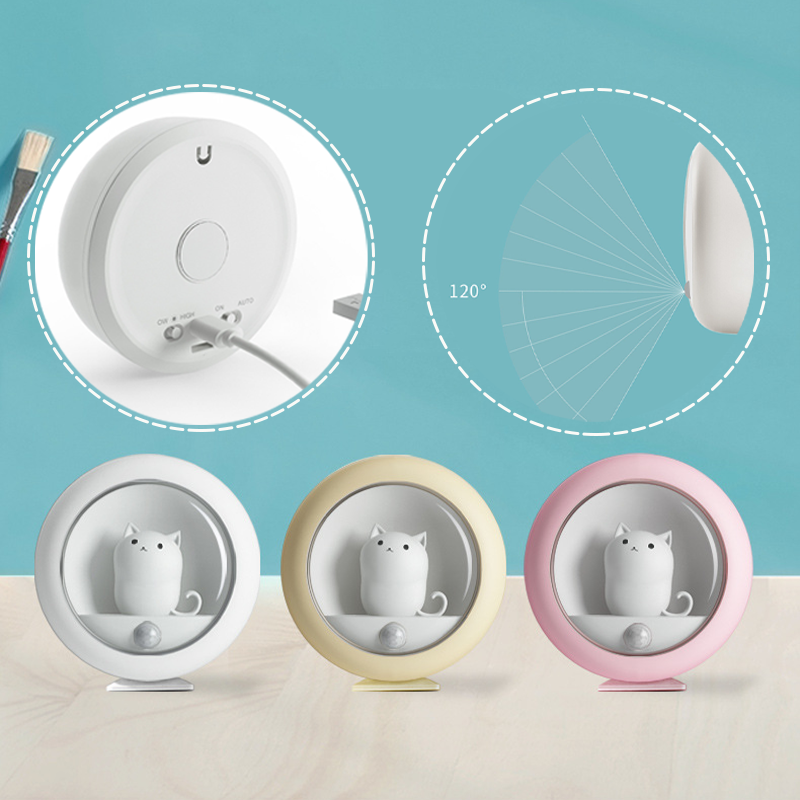 BowLift | Cute Cat Night Light